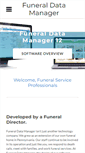 Mobile Screenshot of funeraldatamanager.com